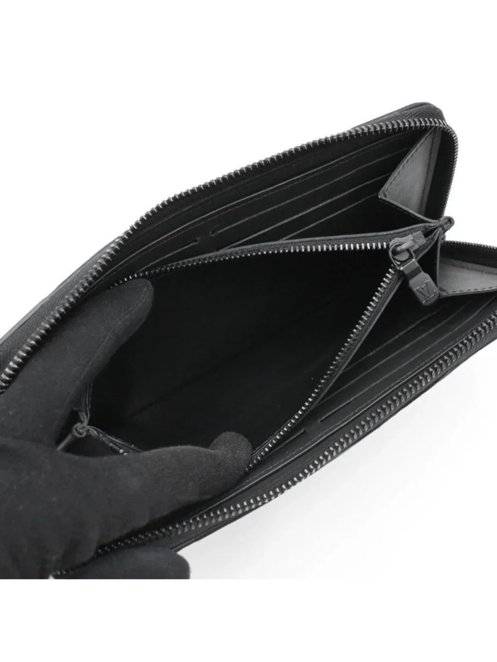 Louis Vuitton Monogram Shadow Horizontal Wallet Black